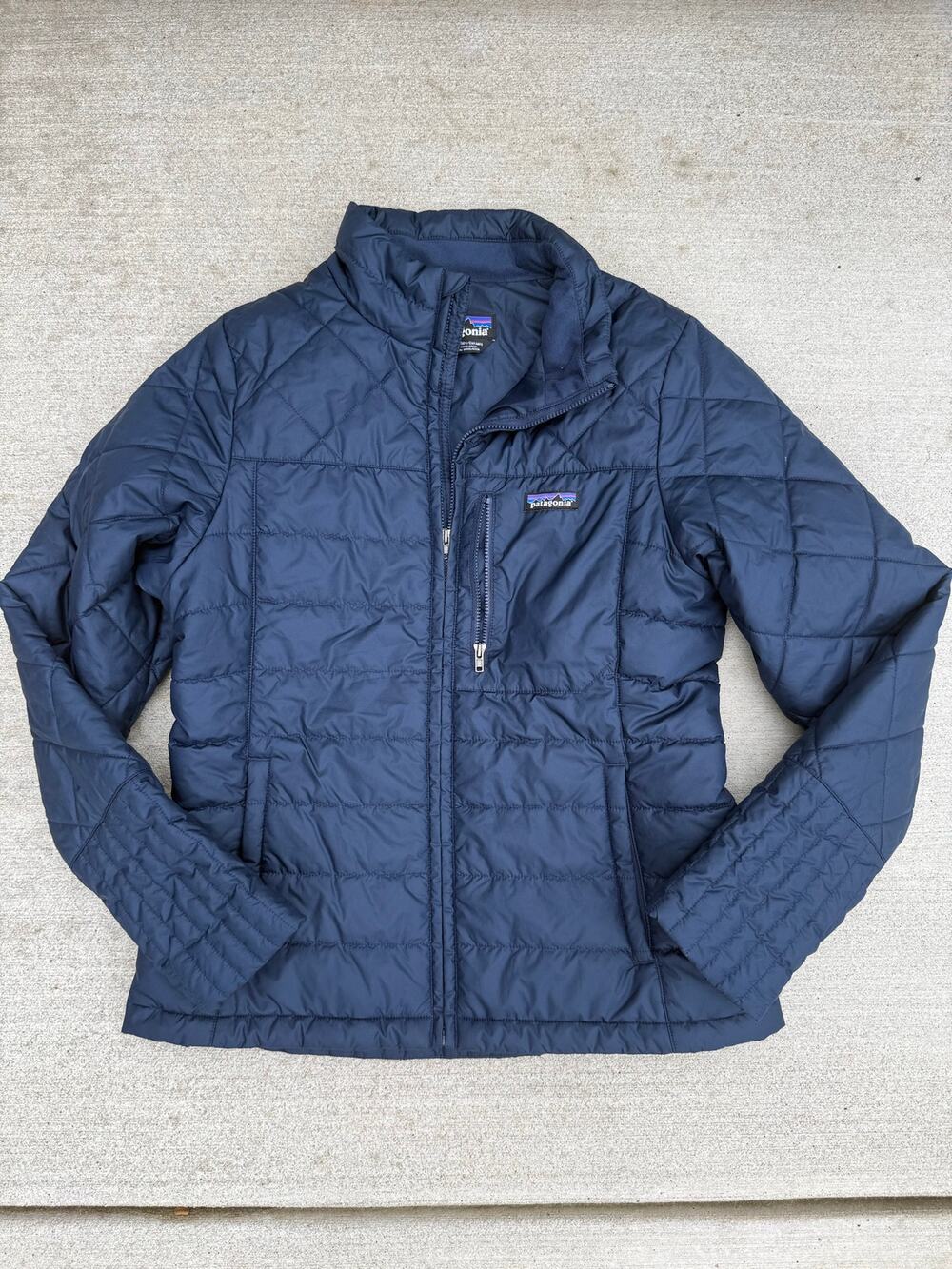 Patagonia Kids Girls Radalie Insulated Jacket Navy Blue sz XXL